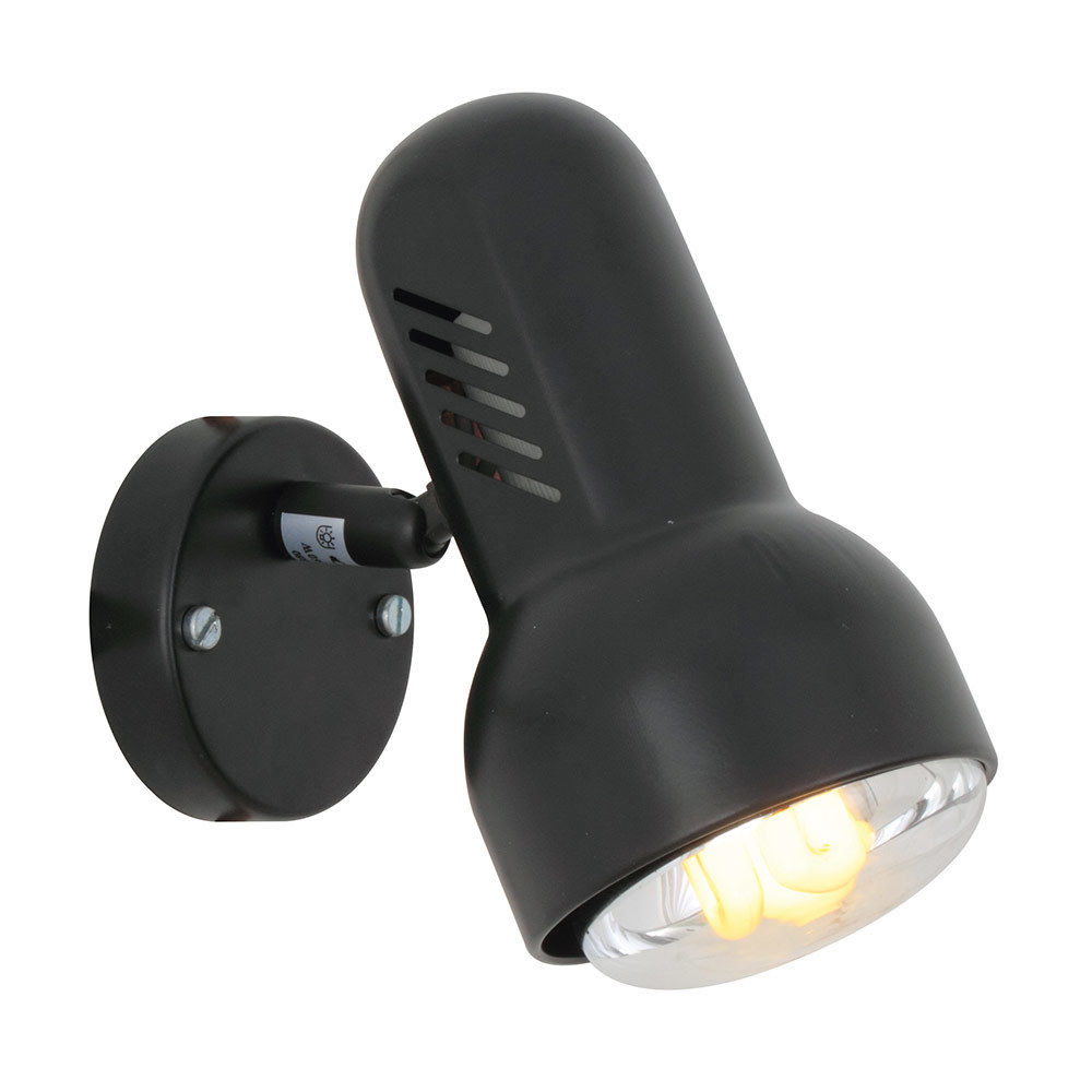 Eurolux - Turbo - 1 Light - R80 - Spot Light -Black