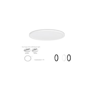 SYNERJI LED PANEL LIGHT REC & SURFACE MOUNT 24W