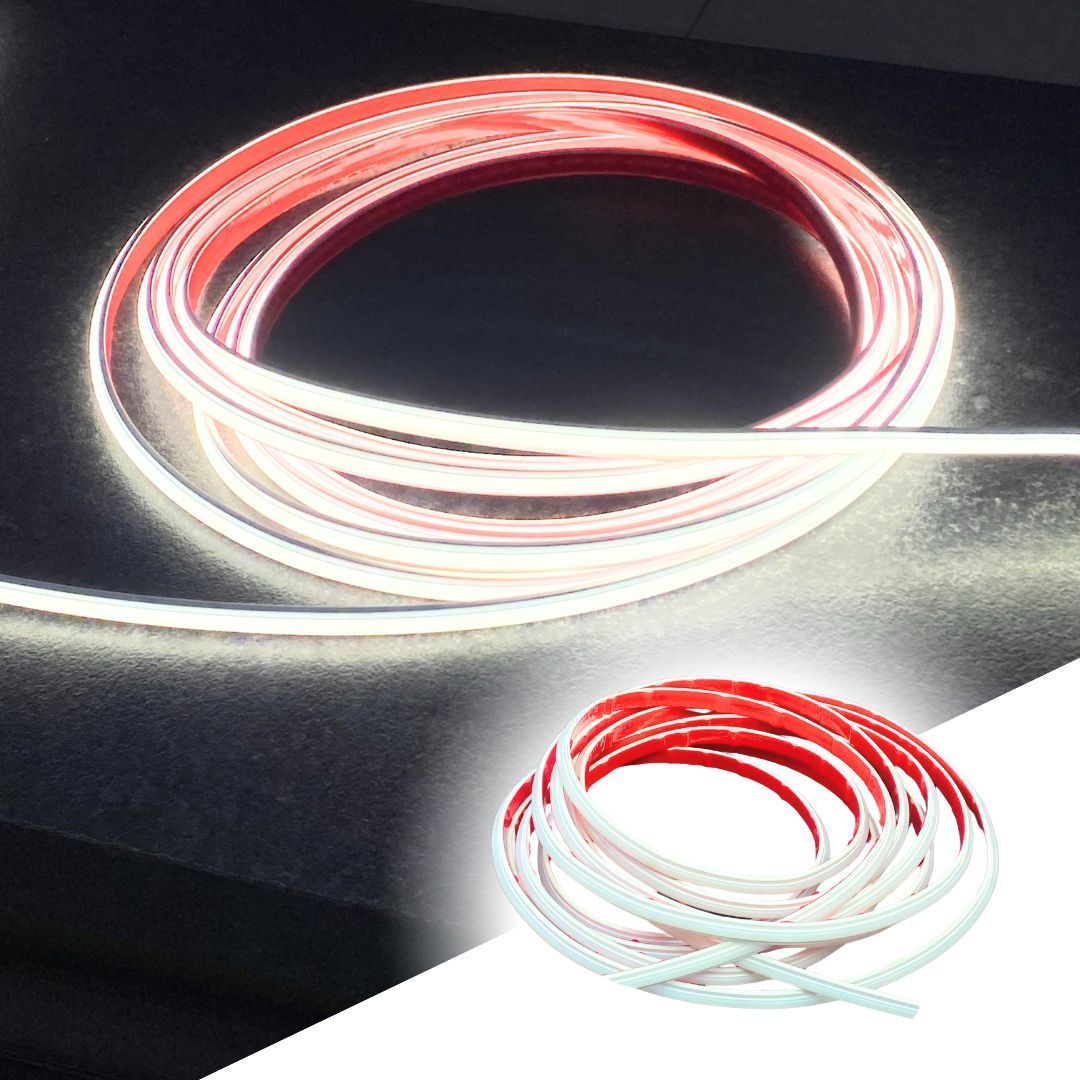 HALO AQUA 24V Submersible COB LED Strip – IP68, 10mm (320 LED/m), 6500K Cool White – 20 m Roll Bing Light