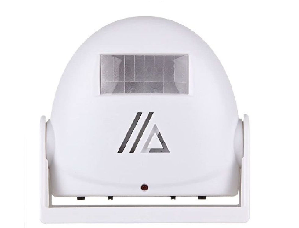 Wireless Infrared Motion Sensor Voice Prompter Warning Alarm/Doorbell- W