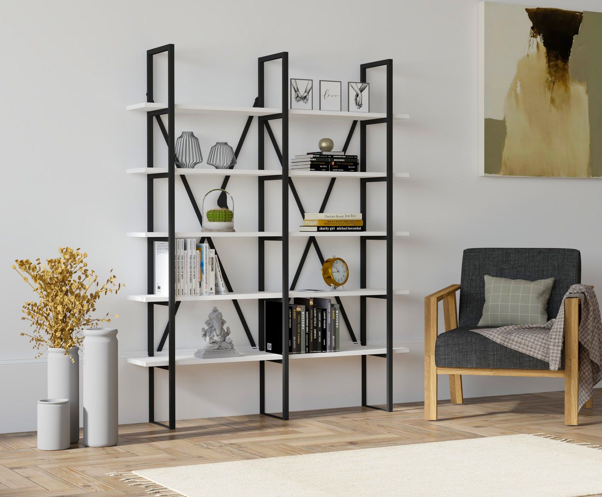 Bookshelf Kınalı