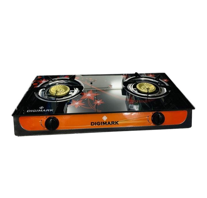 Digimark 2-Plate Gas Stove With Bull Nose Regulator