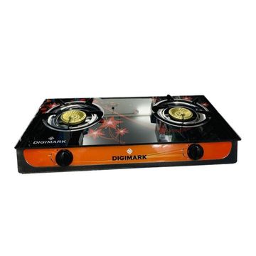 Digimark 2-Plate Gas Stove With Bull Nose Regulator