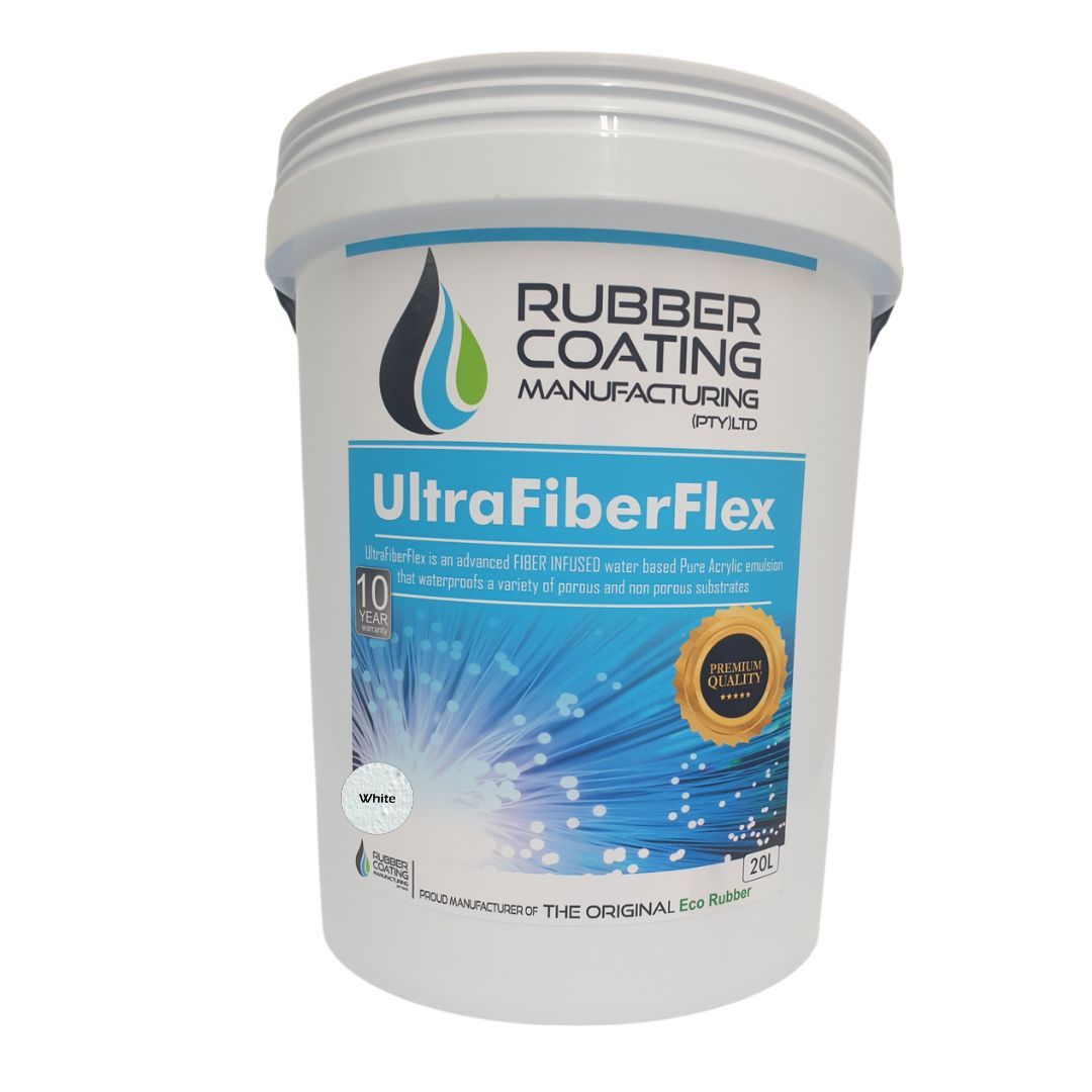RCM Ultra Fiber Flex Waterproofing System White 20 Litre