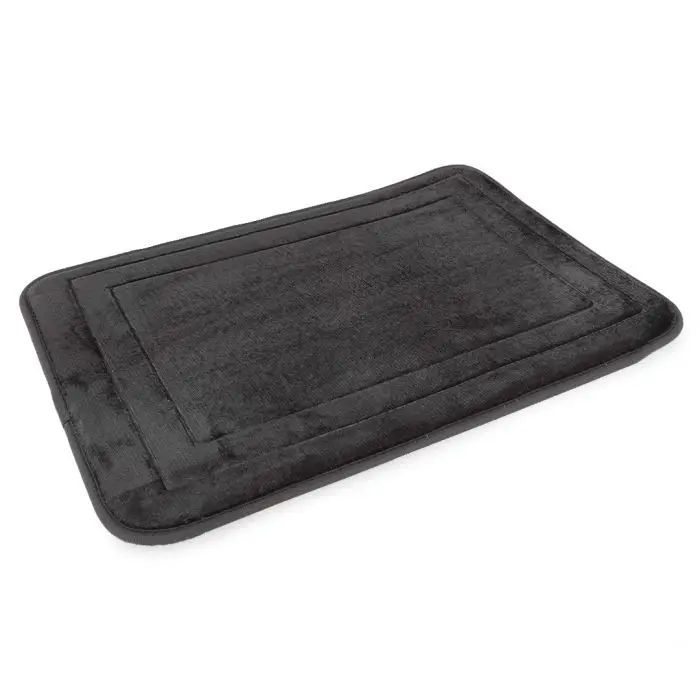 Woodly Bath Mat, Memory Foam, Charcoal, 600mm x 400mm