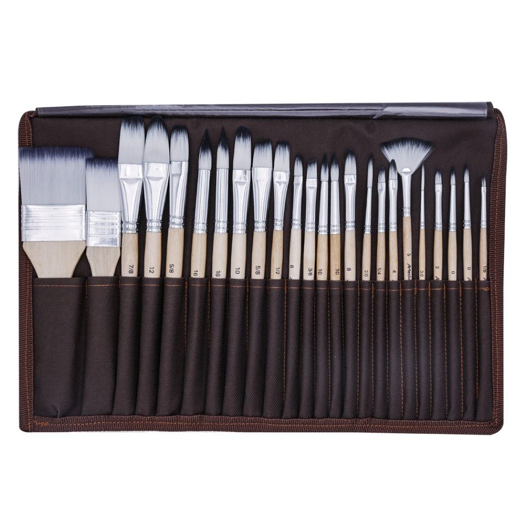 Artecho 24pc Artist Brush Set - Professional Range