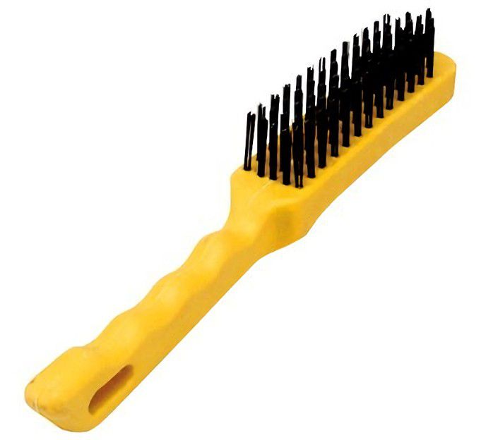 Brush Wire Braze & Weld 5-row Plastic Handle - 3 Pack