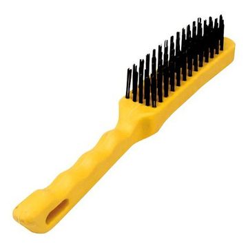 Brush Wire Braze & Weld 5-row Plastic Handle - 10 Pack