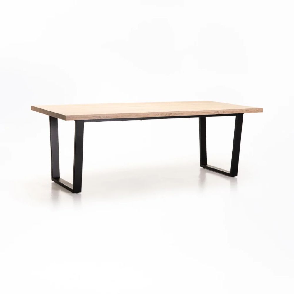 DREW Dining Table – Oak 220100 cm 8-10 Seater Solid Wood Dining Table