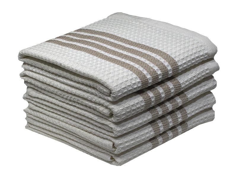 Bunty's Kitchen Towel - Design 2176 - 048x070cms - (05 Pc Pack) - Stripes - Birch