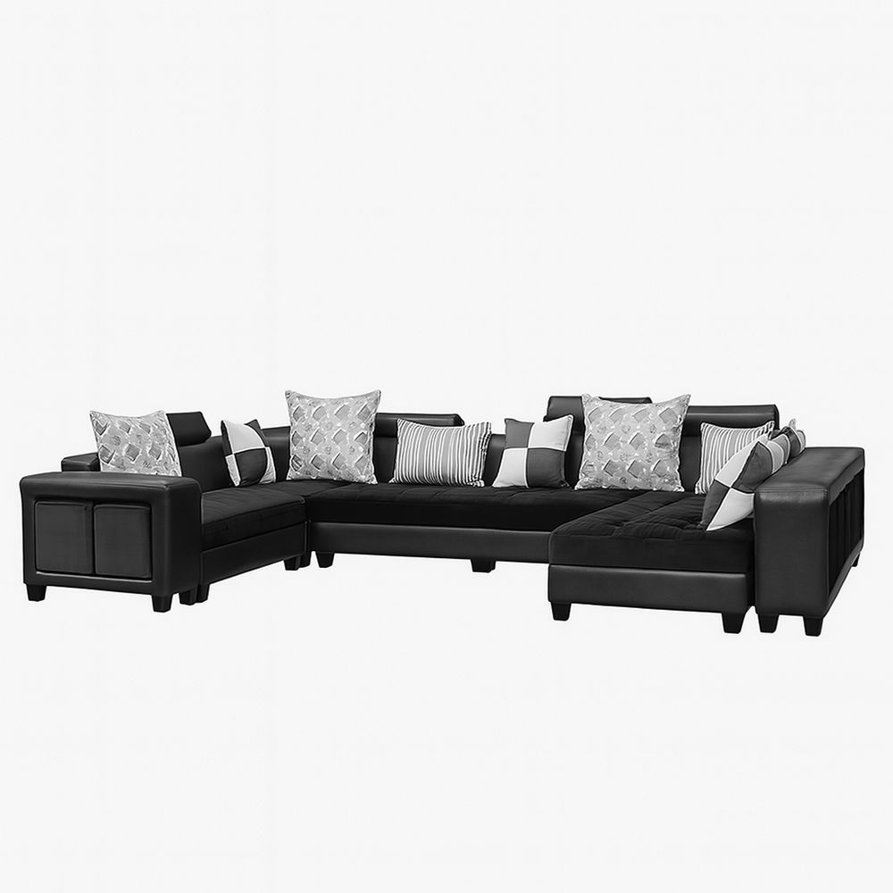Relish Corner Sofa Black/Black