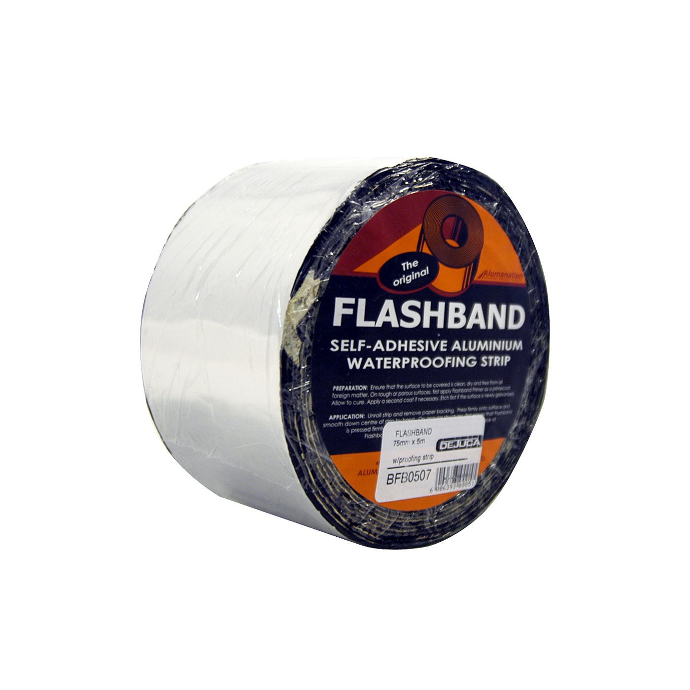 Dejuca - Flashband - 75mm X 5m - W/proofing Strip - 5 Pack