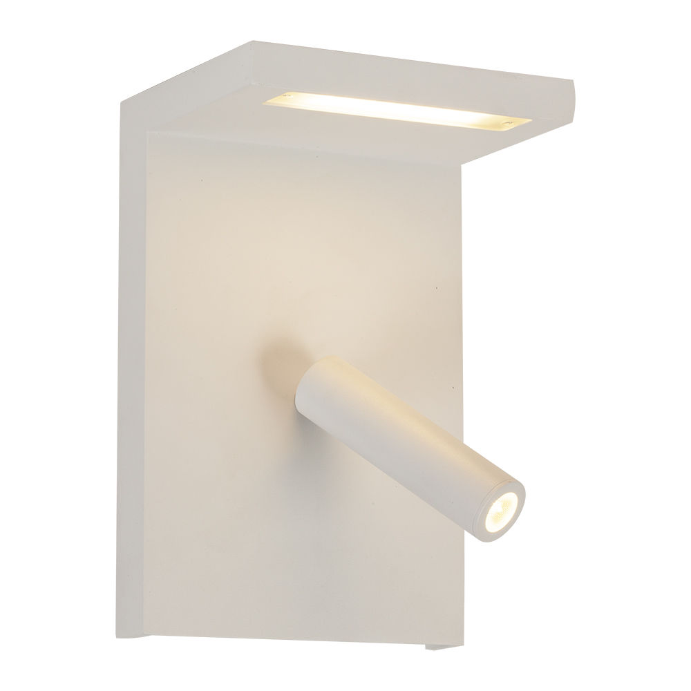 Northern - USB - 2 Lights - Wall Light - White - Die Cast Aluminium