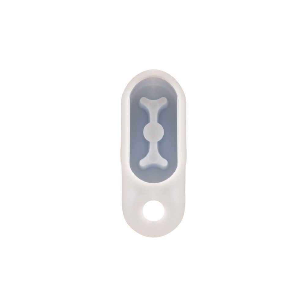 Curtain Track C Rail Ends White (2)