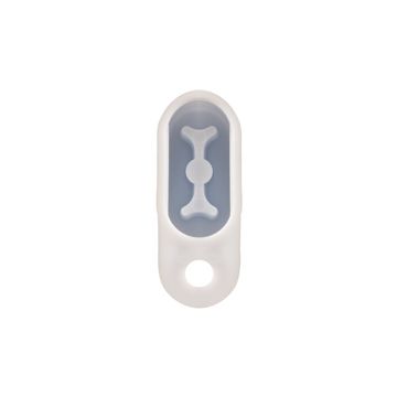 Curtain Track C Rail Ends White (2)