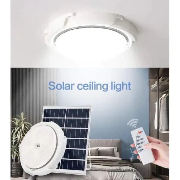 Solar panel outlet indoor lights