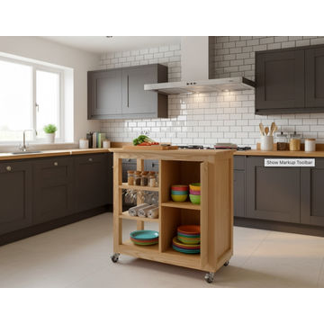 Modnest Premium ASHWOOD Kitch Trolley