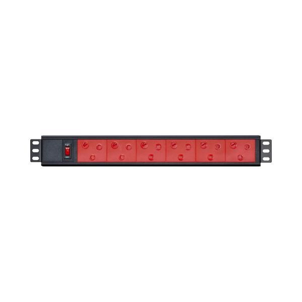 1.5U Dedicated 6-Way Pdu With Switch