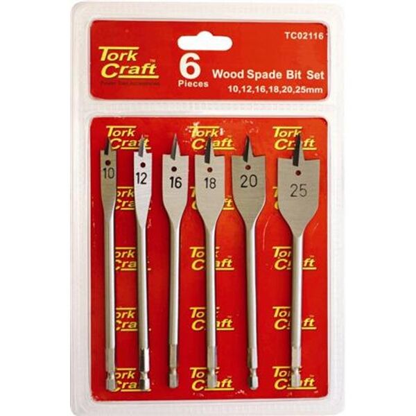 Spade Bit Set 6Pce