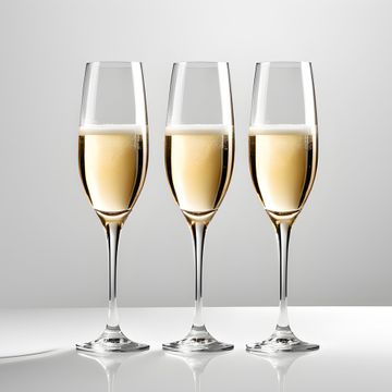 Le Cygne Crystal Champagne Flute 200ml - Set of 6