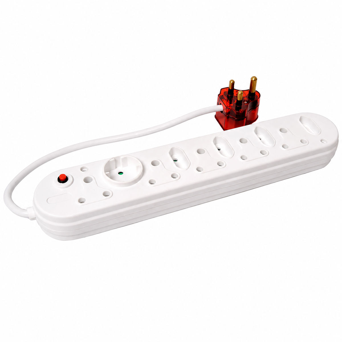 Electrosense 10 Way Multiplug High Surge Protection 16A 250V