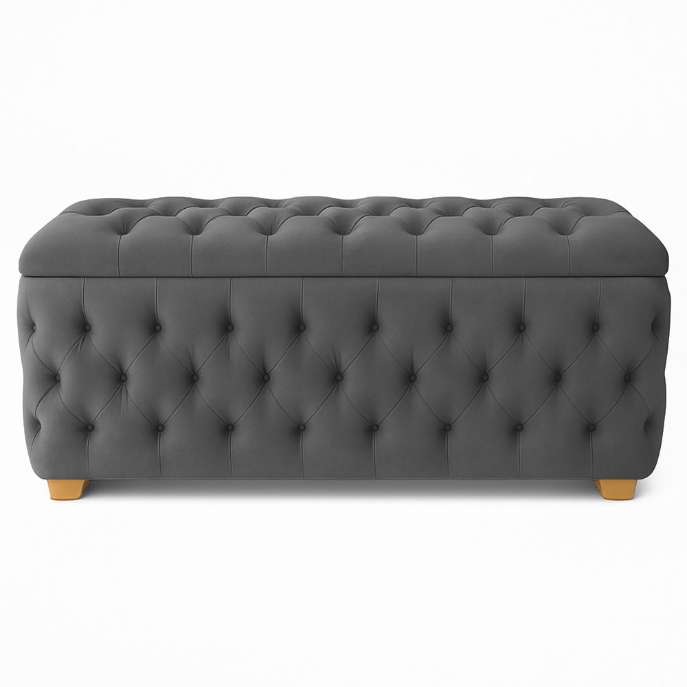 Ava Storage Box King Medium -Dark Grey
