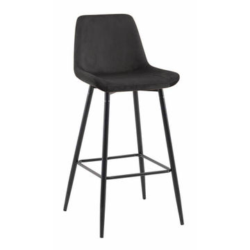 Manhattan Fabric Bar Stool Black-KT-Y962