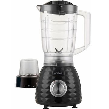 Goldair 1.5 Litre Diamond blender with grinder. Stainless steel blades. GPB-5000