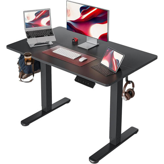 Furnny Height Adjustable Office Desk Electric Standing Desk with Desk Top