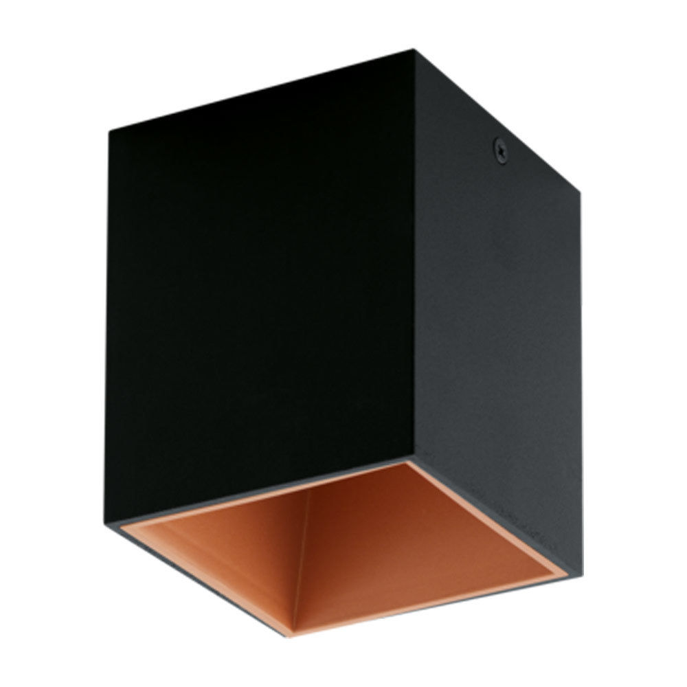 Polasso - Downlight - Surface Square - Black LED - 3.3w