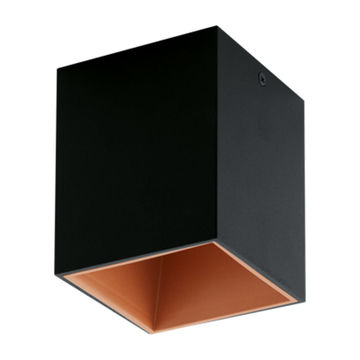 Polasso - Downlight - Surface Square - Black LED - 3.3w