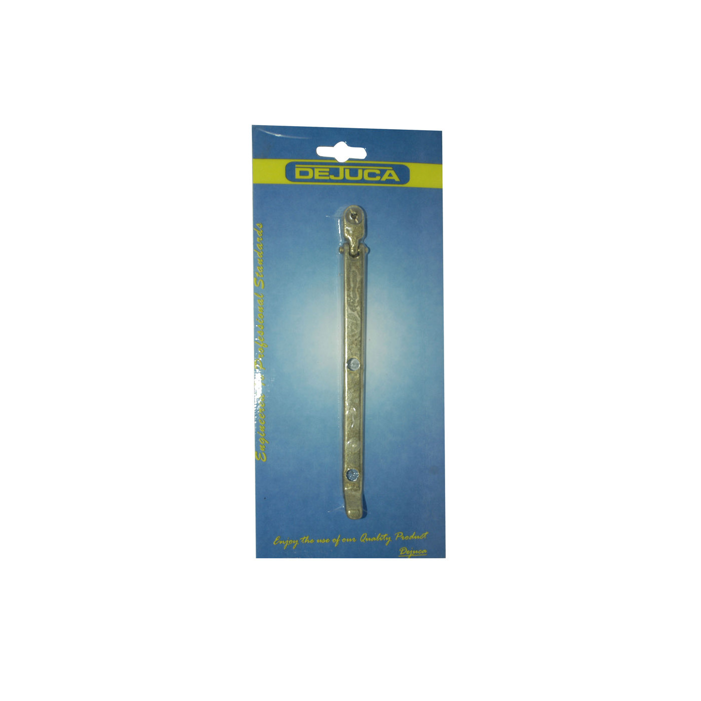 Dejuca - Peg Stay - Brass - 150mm + Screw - card - 5 Pack