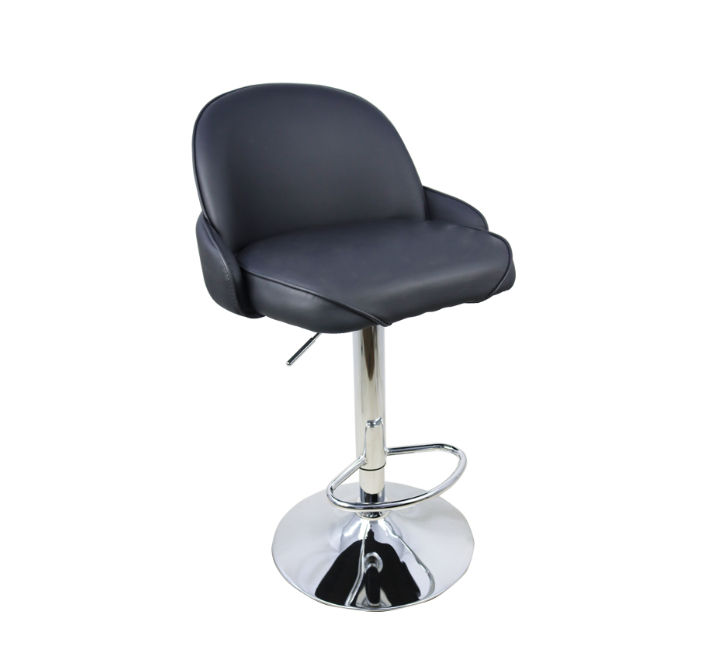 Vividitto - Bar Stool in PU Leather - Black