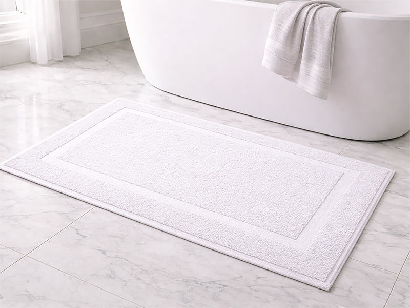Plush 750GSM - Bath Mat - 050x080cm - Optical White(1pc Pack)