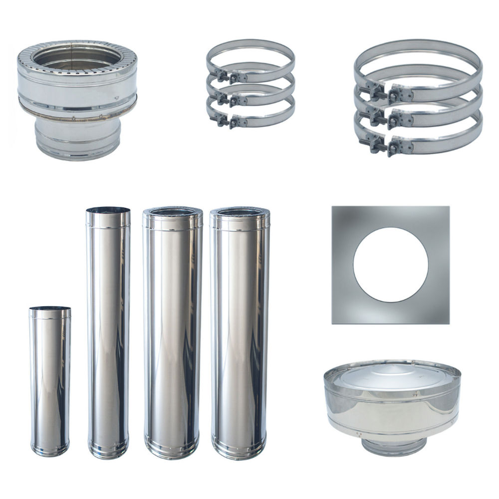 ECONOFIRE 130mm Internal Flue Kit
