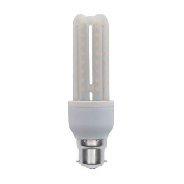 230VAC 9W Cool White B22 3U LED Lamp 4200K