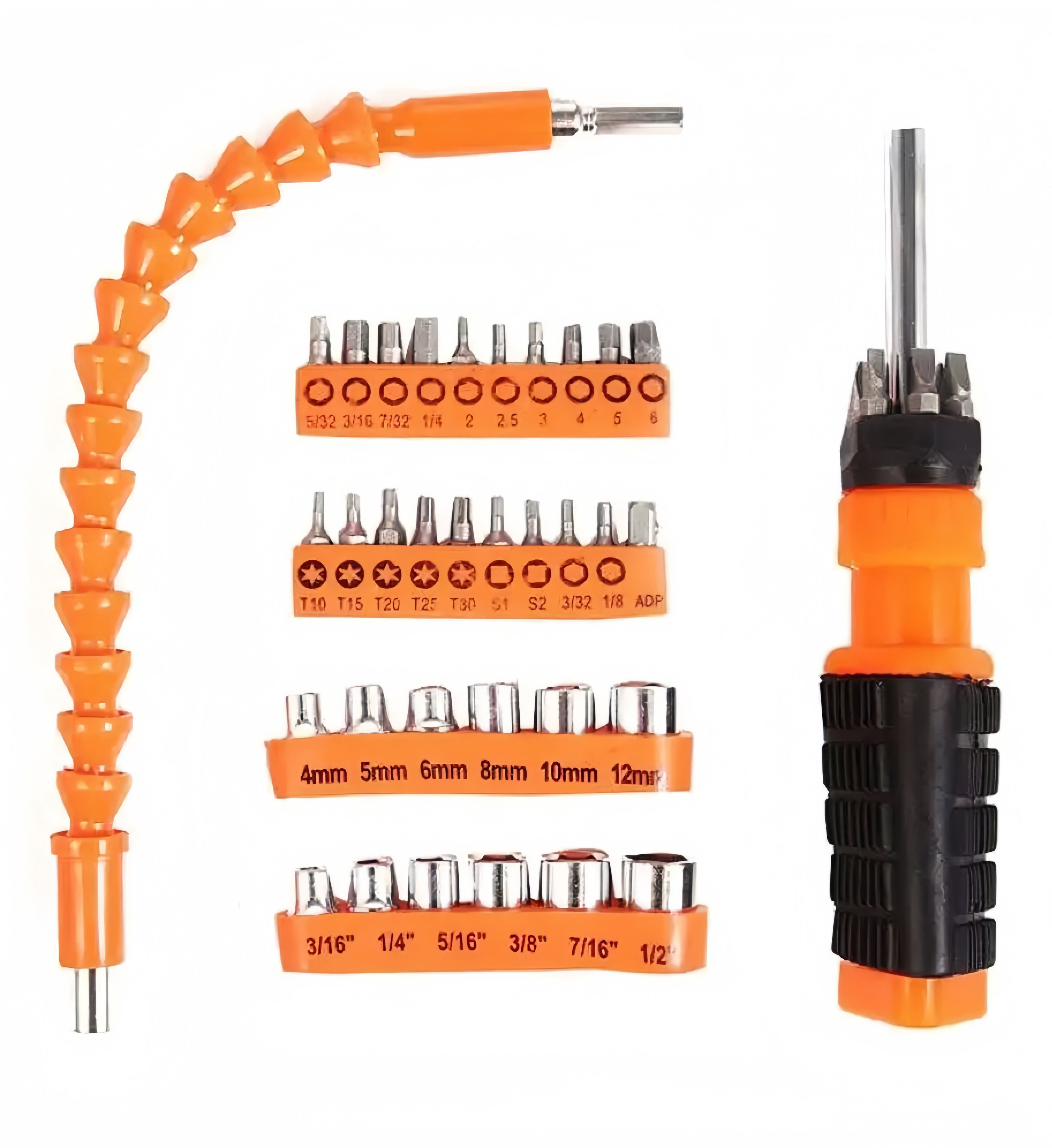 43pcs Flexible Screwdriver Bit Set