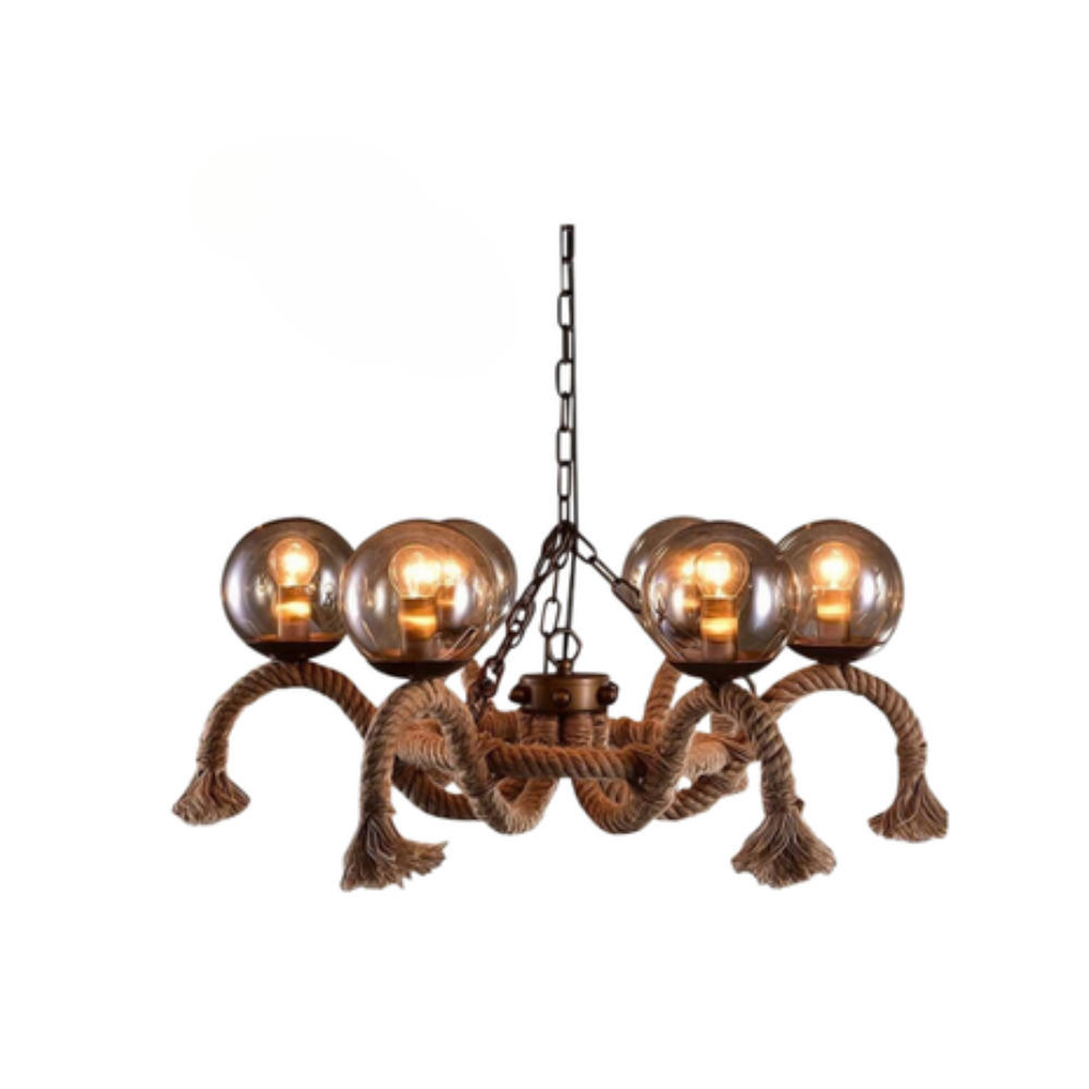 6 Lights Global Pendant Light
