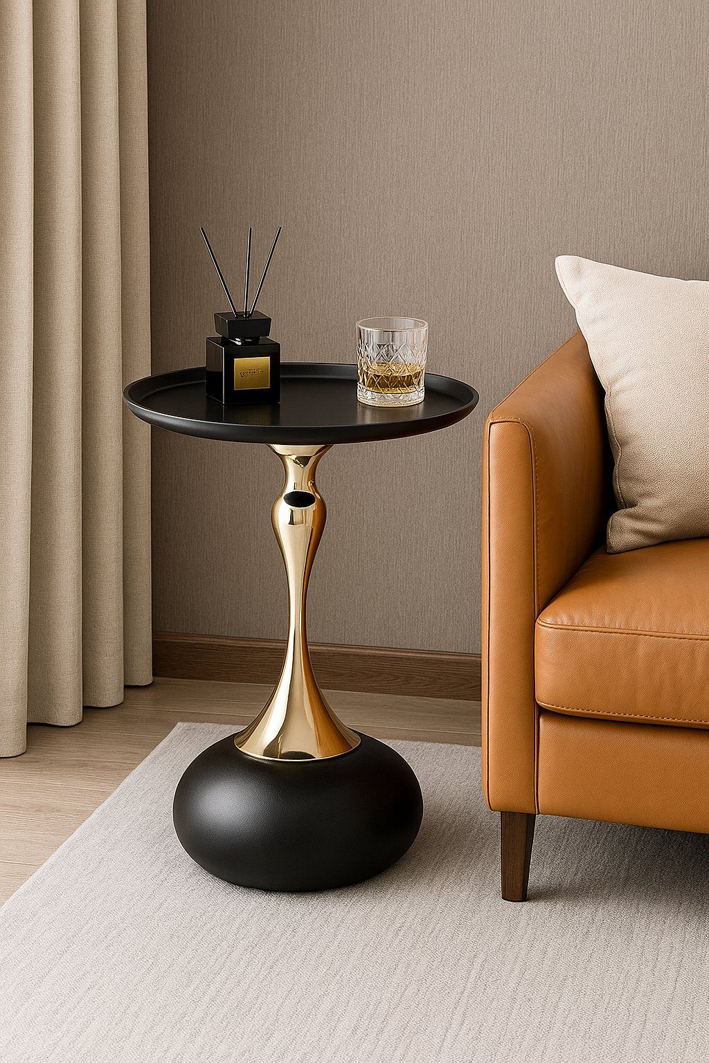 EFURN- Mermaid Side Table Black – Combo Deal