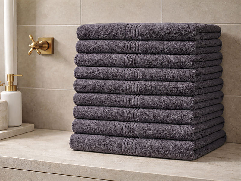 Hotel Collection 600GSM 90x160cms Bath Sheets - 30 Piece Pack - Pavement