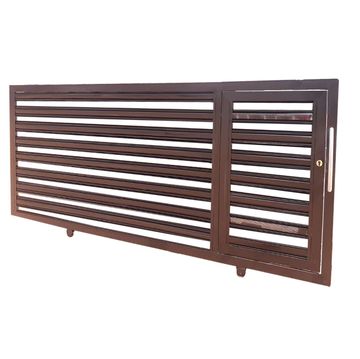 Main sliding Gate W 5M X 2M sliding magnetic system Bronze