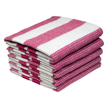 Bunty's Kitchen Towel - Design 2042 - 045x070cms - (05 Pc Pack) -Stripes - Victoria Blue