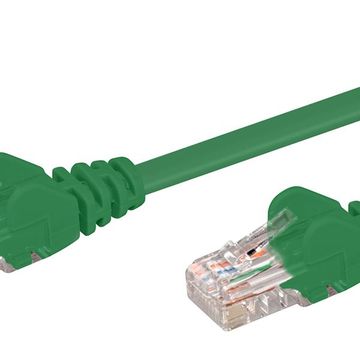Linkqnet Rj45 Cat5E Anti-Snag Moulded Pvc Network Flylead - Green - 5M