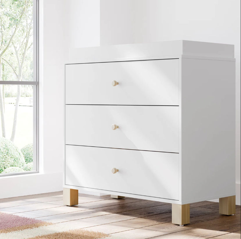 GreenLine Interiors Baby Bob Chest of Drawer White