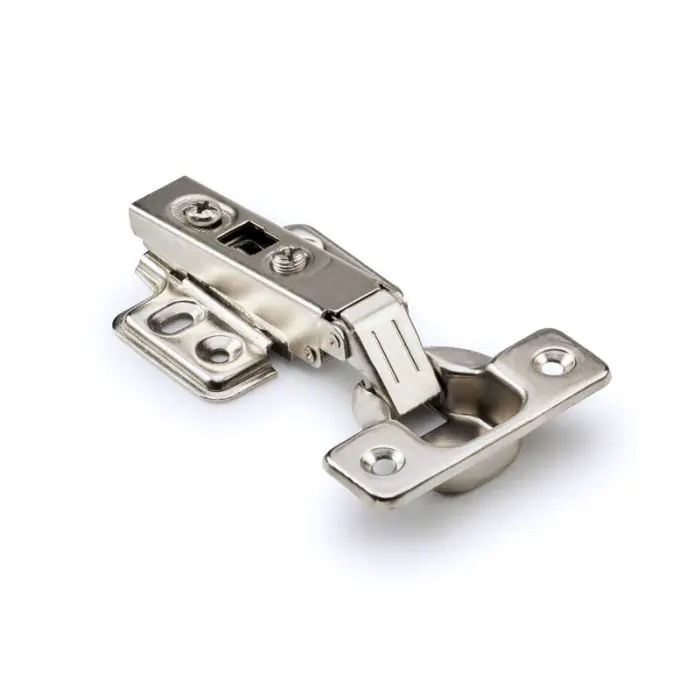 Hinge Set, Full Overlay 110, 0mm, Push Open, 4 Hole Plate (Set of 4)