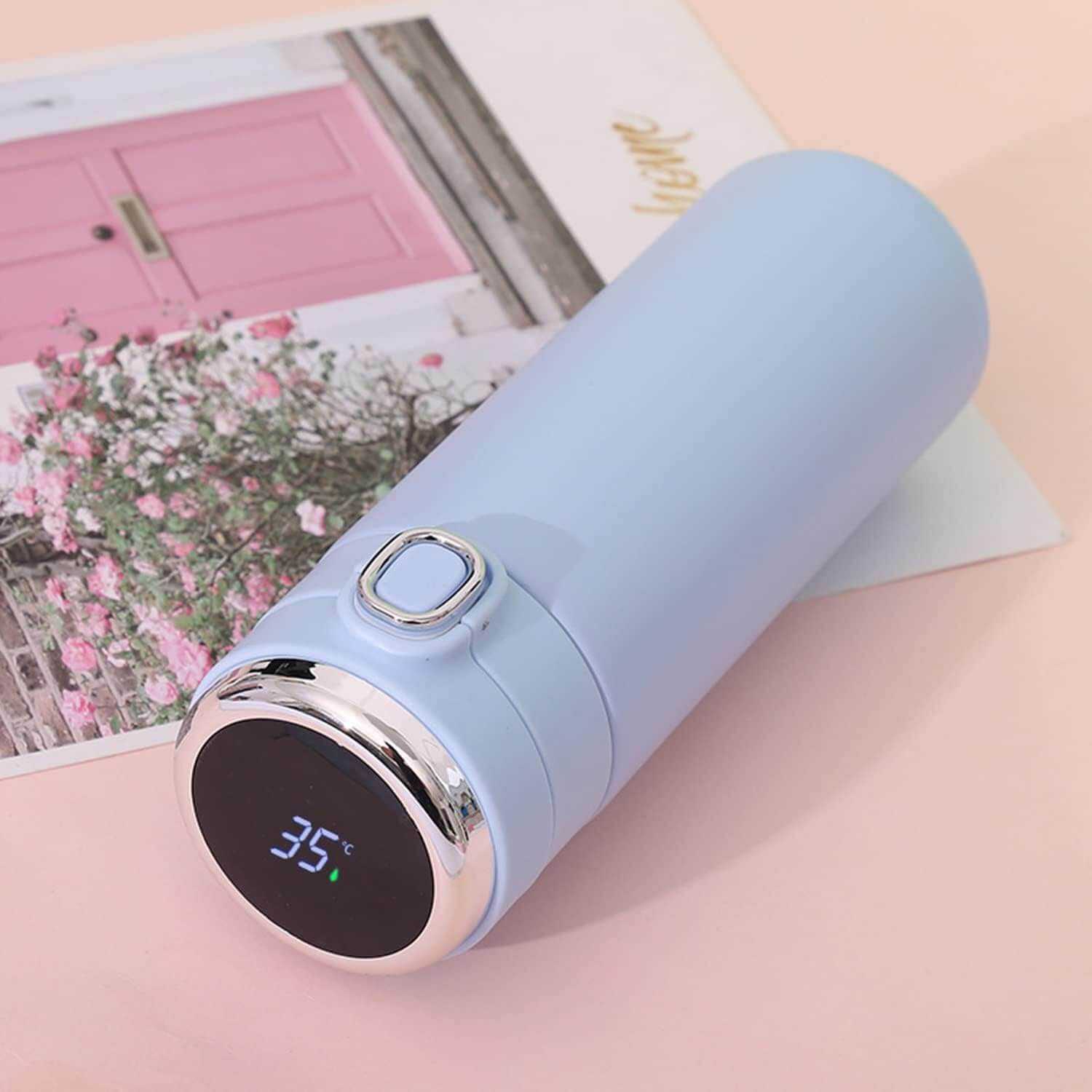 Smart Double Wall Vacuum Insulated Bottle with Led Temperature Display