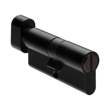 KNOB TOILET CYLINDER BLACK 65mm