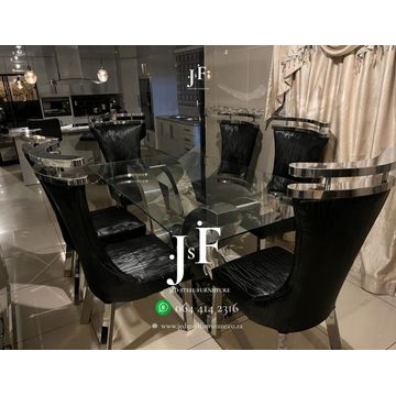 Stainless Steel Dining Room Suite