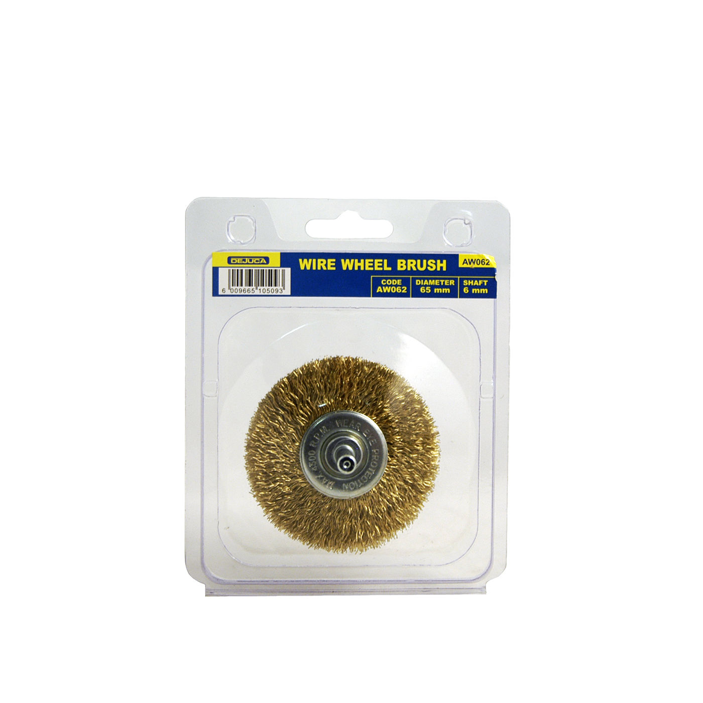 Dejuca - Wire Wheel - 65mm X 6mm - Arbor - 6mm - 8 Pack