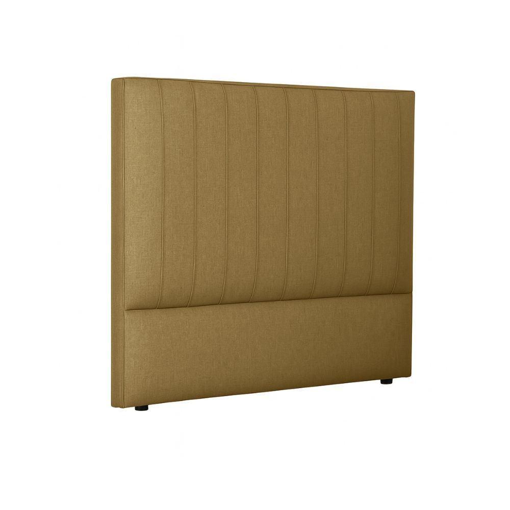 Liora Upholstered Linen Headboard King Linen Amber